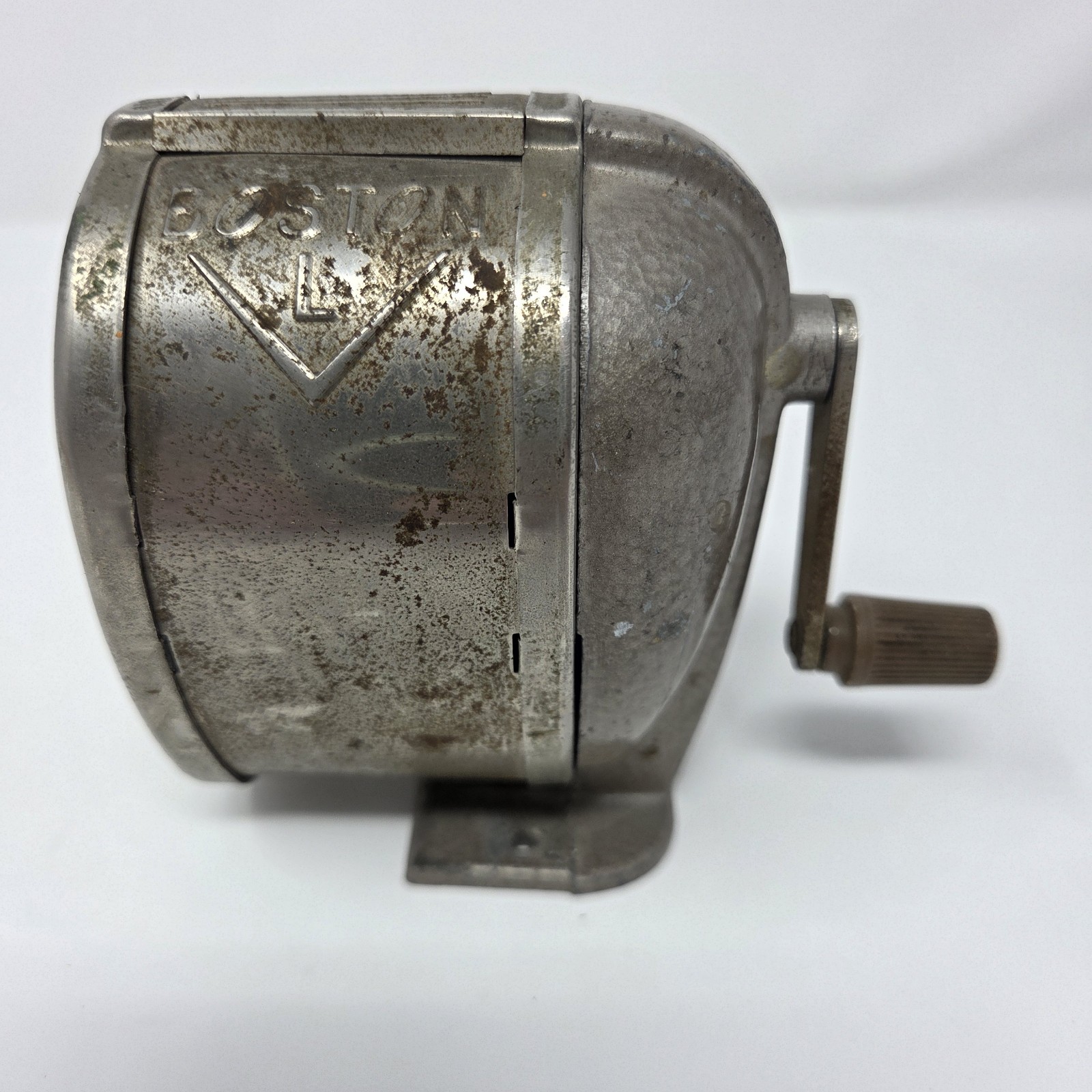 Boston L Model Pencil Sharpener Vintage Model Wall or Desk Mounted Hand Crank