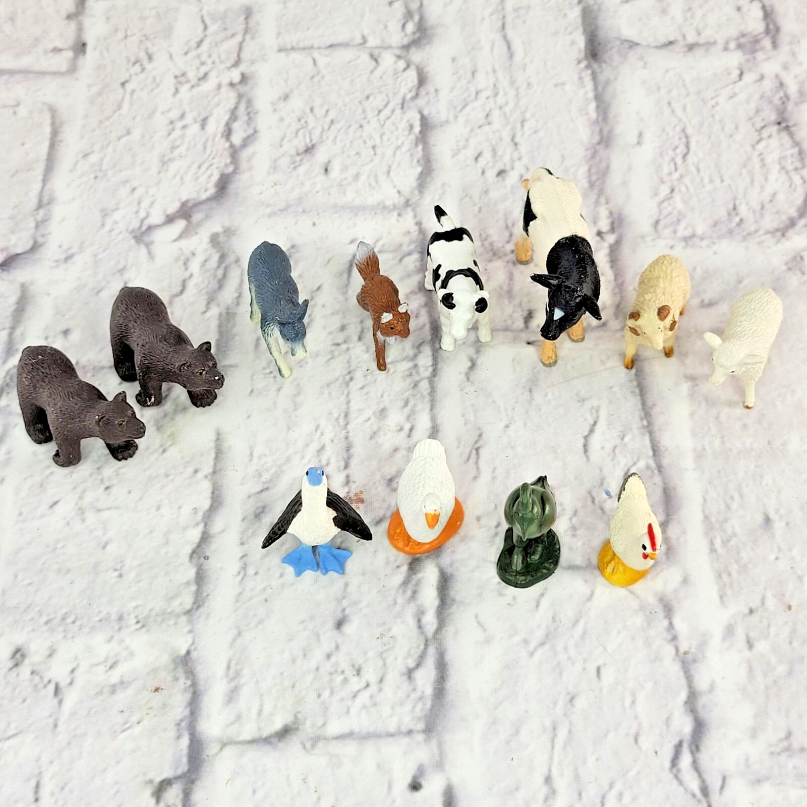 Vintage Toys Safari Ltd Wildlife Animals Figurine Mix Lot Of 12