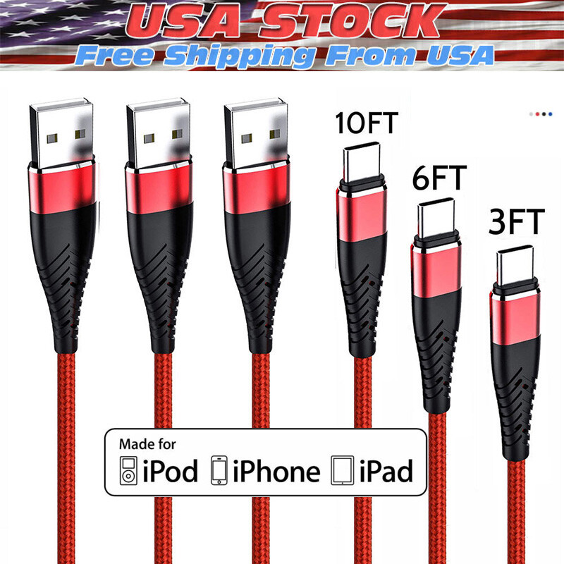 For Apple iPhone 15 Pro Max 15 Plus Charger USB Type C Cable Data Transfer Lead