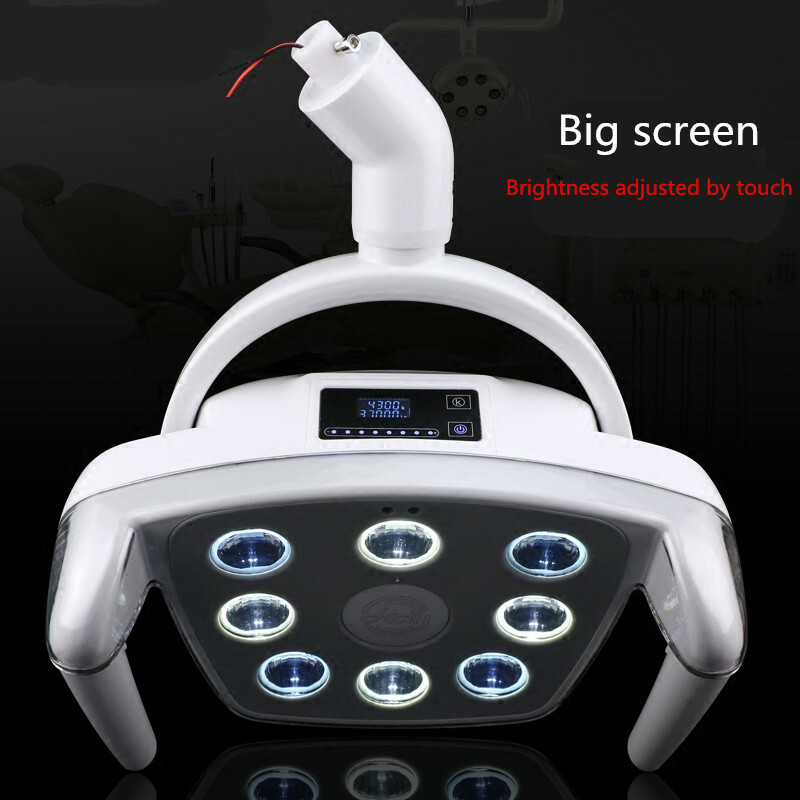 Dental Implant Light Operating Light 8 LEDs Sensor Light with Ceiling Mount Arm