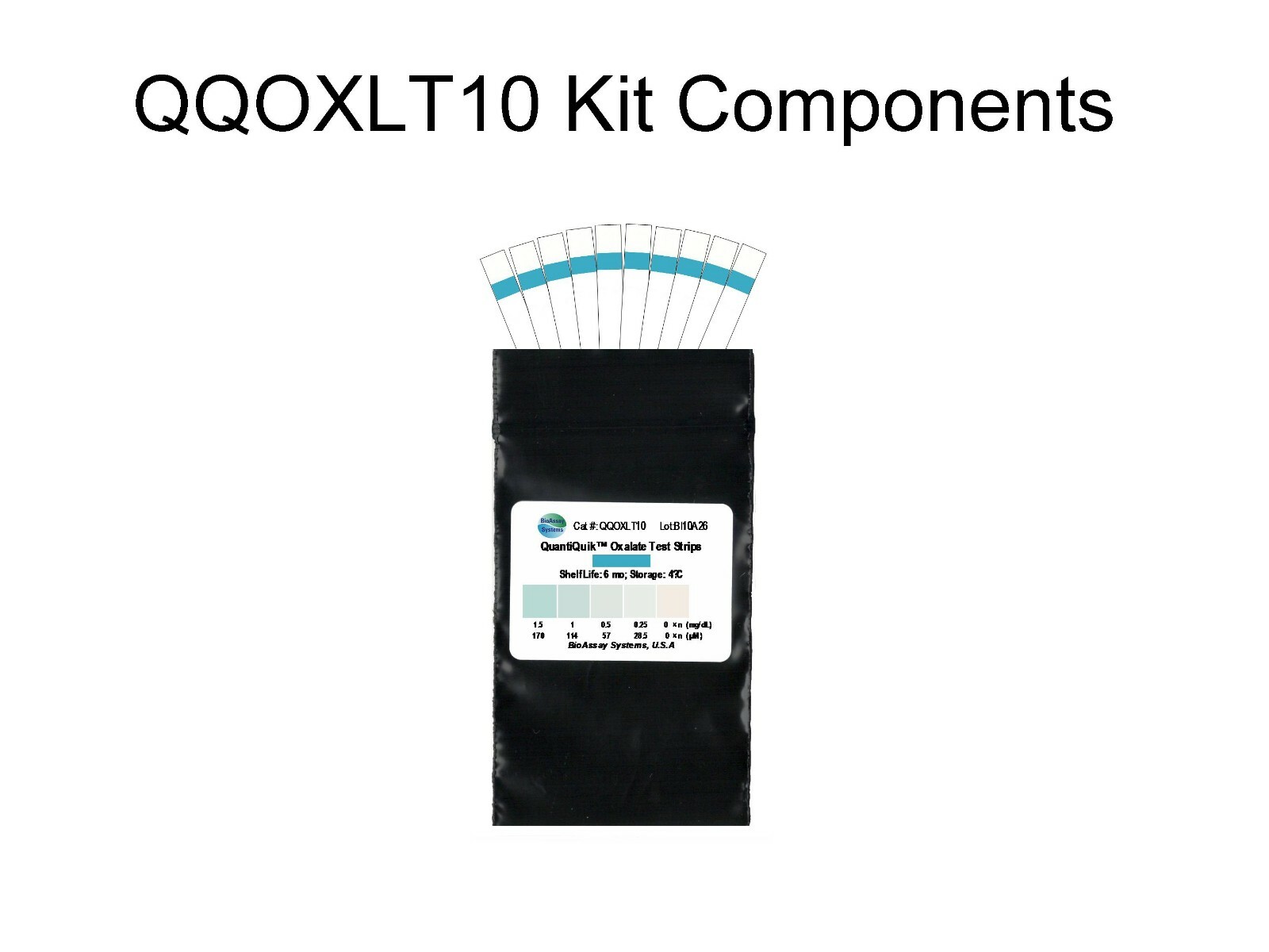 Oxalate Quick Test Strips