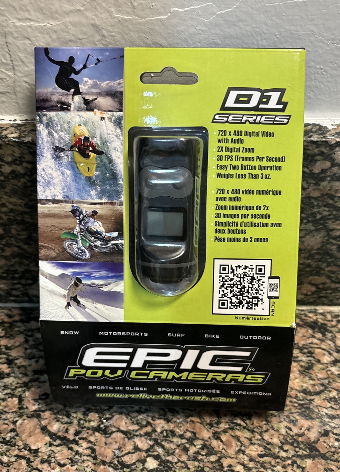 Stealth Cam Epic D1 Series POV Adventure Camera - STC-EPICD1