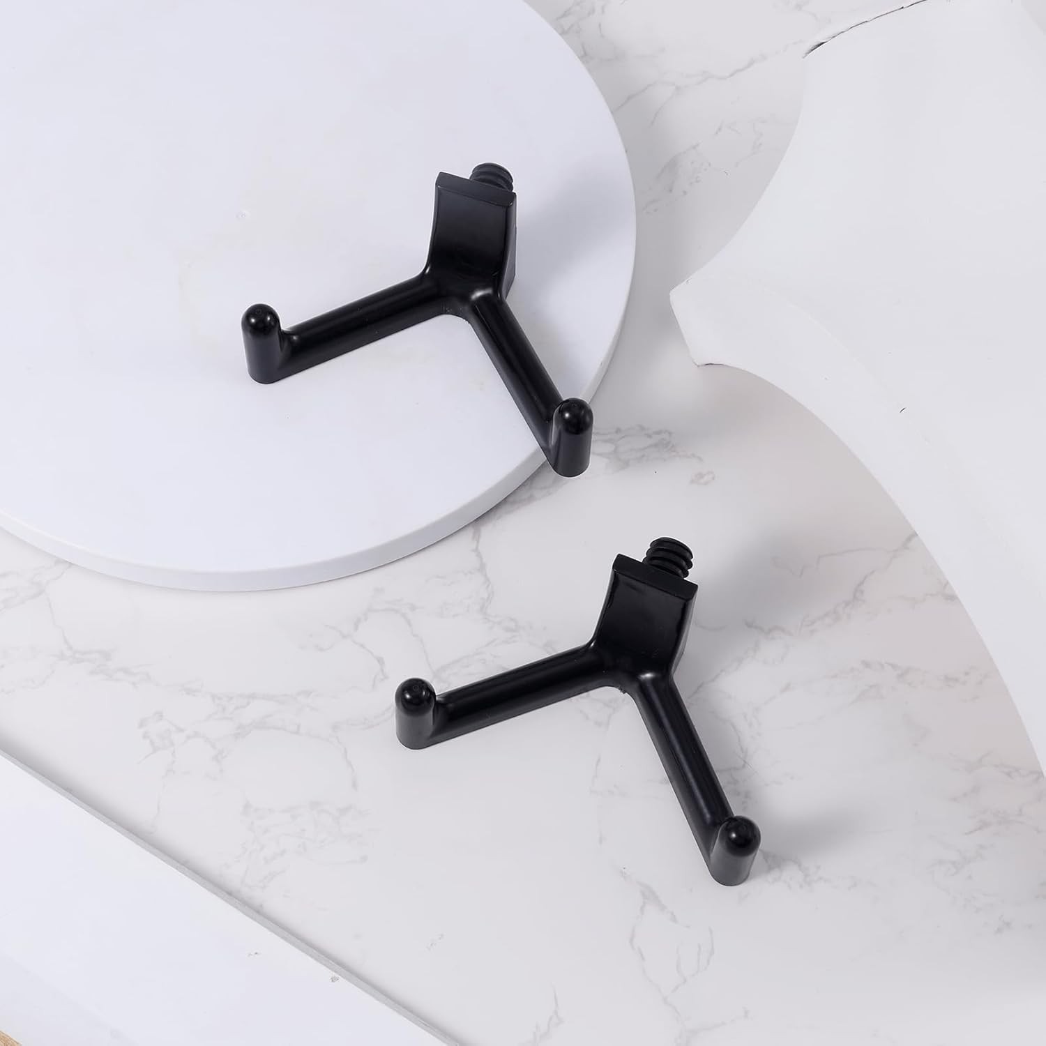 3pcs Tool Hooks for Suncast, Utility Double Head Design Garden Storage Black