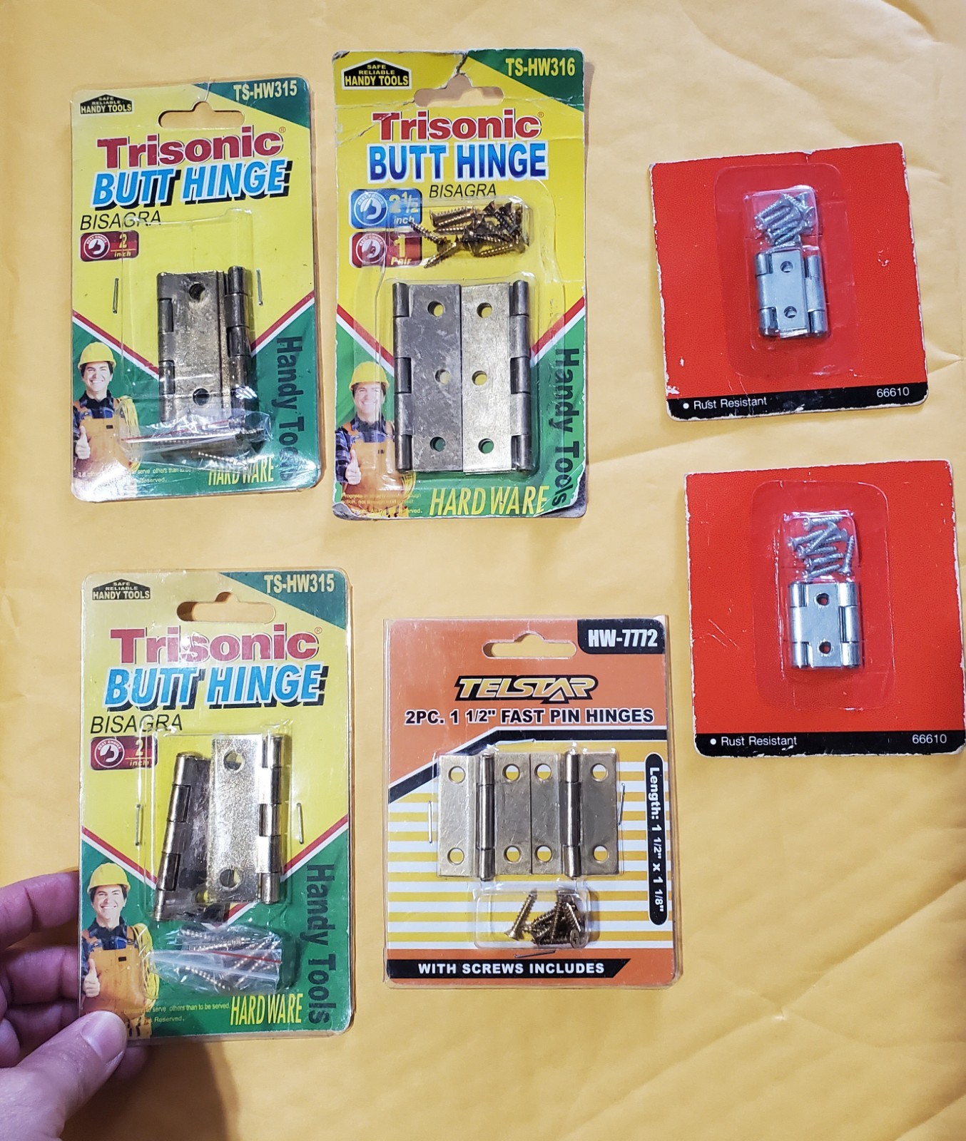 Lot of 6 Hinges Sets
