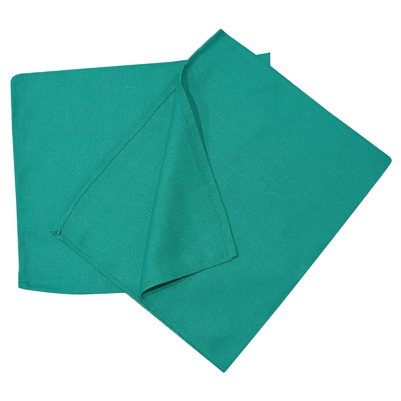 Premium Green Huck Towels for Cleaning - 15 x 27 inch Wiping Towels