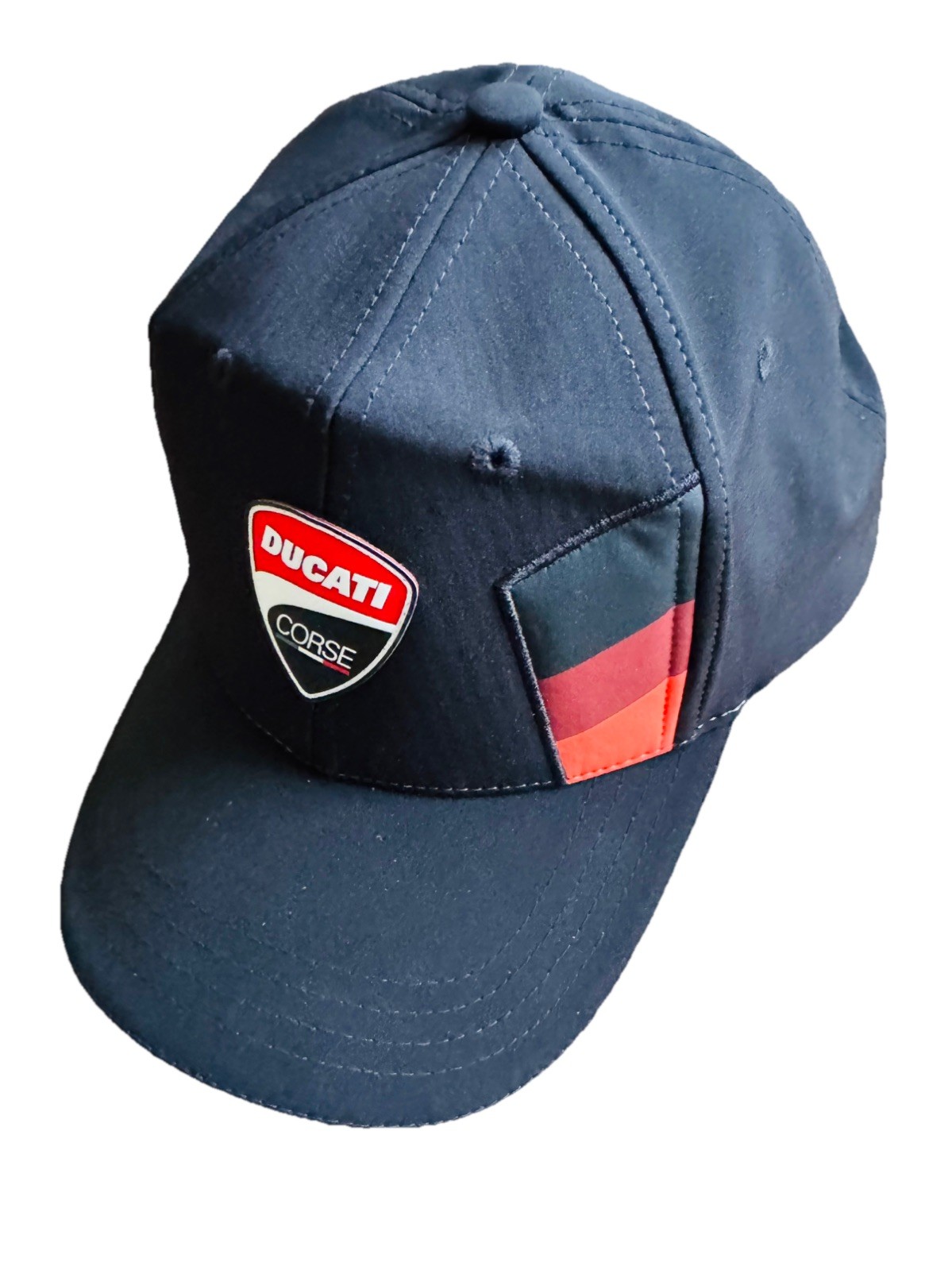 Ducati Corse DC Sport Motorcycle Black SnapBack Embroidered Cap Hat Unworn