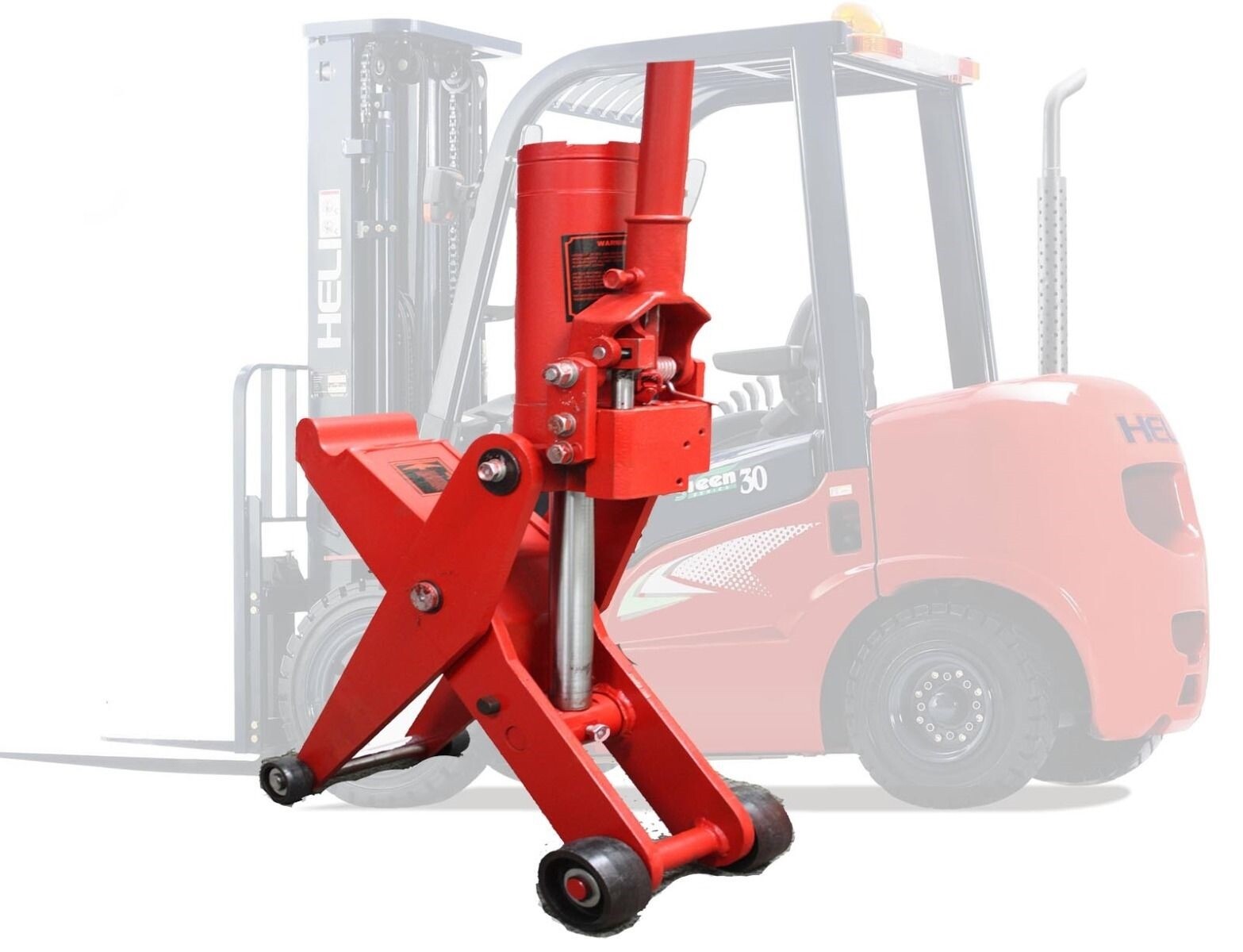 5 Ton Hydraulic Forklift Jack Dual Position Truck Tractor Scissor Lift Jack new