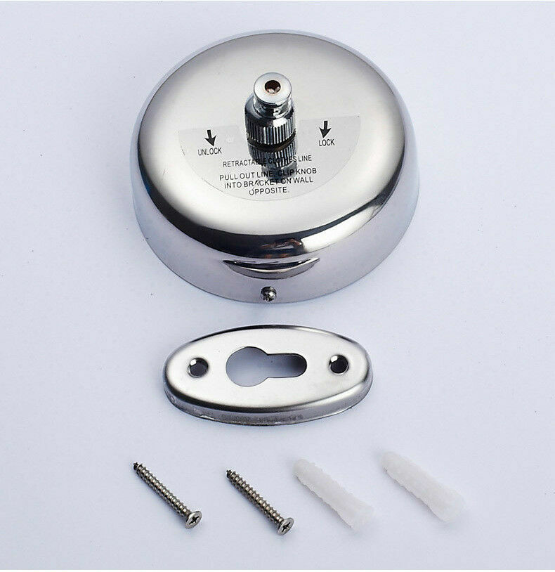 Top-grade Stainless Retractable Single Clothes Line Dryer Laundry Indoor Outdoor