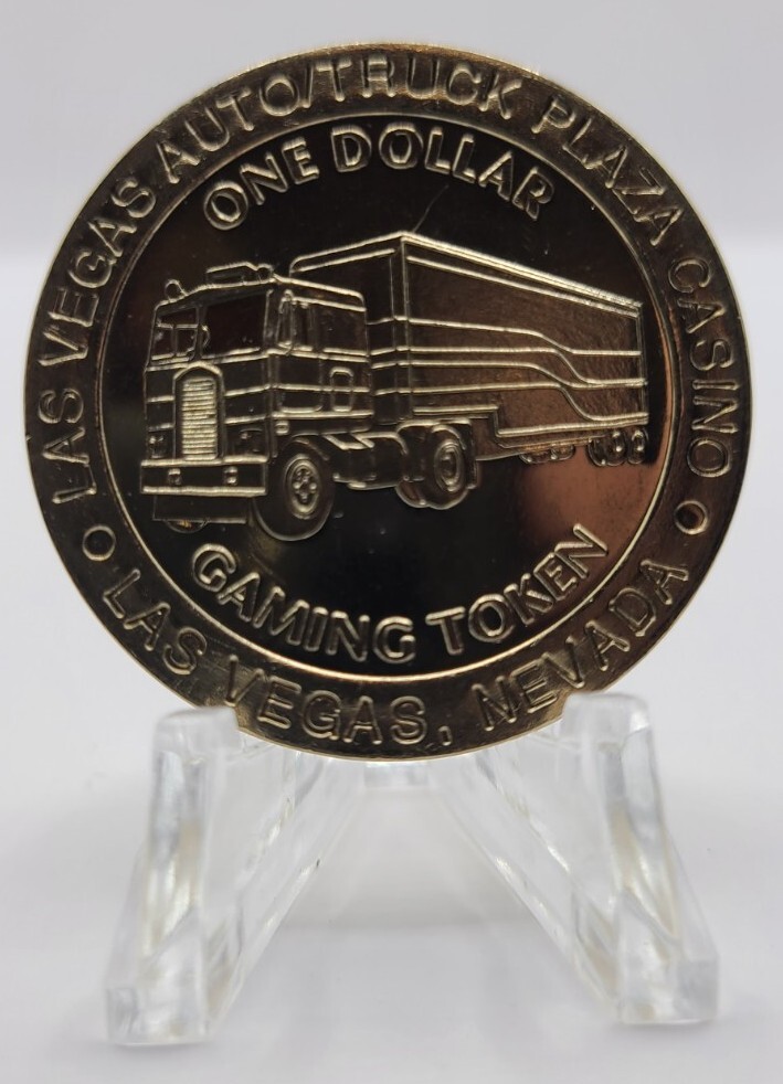Auto Truck Plaza Las Vegas Nevada   2000 - $1 Route Token "UNCIRCULATED"