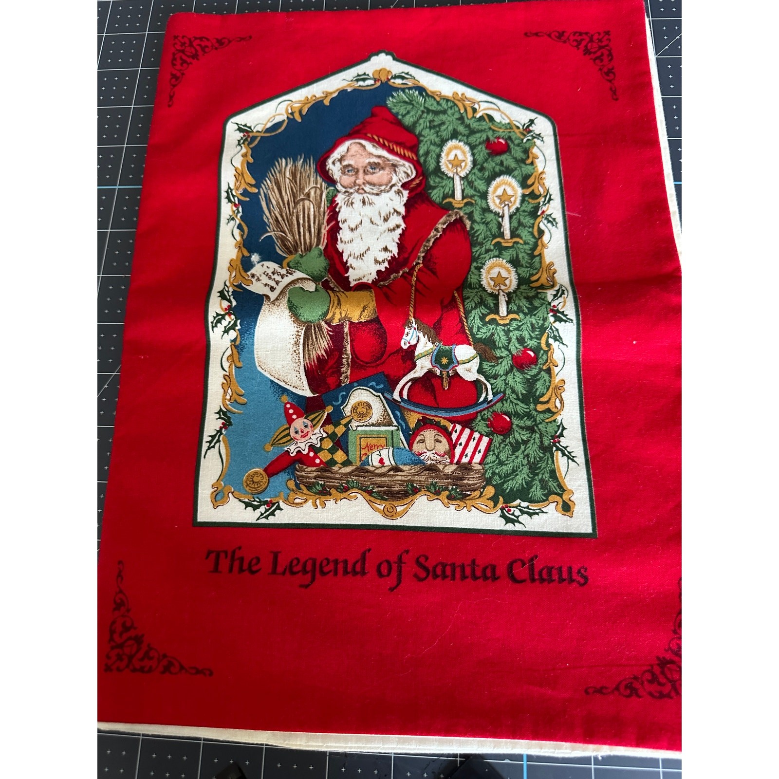 Vintage Cranston "The Legend of Santa Claus" Cloth Book