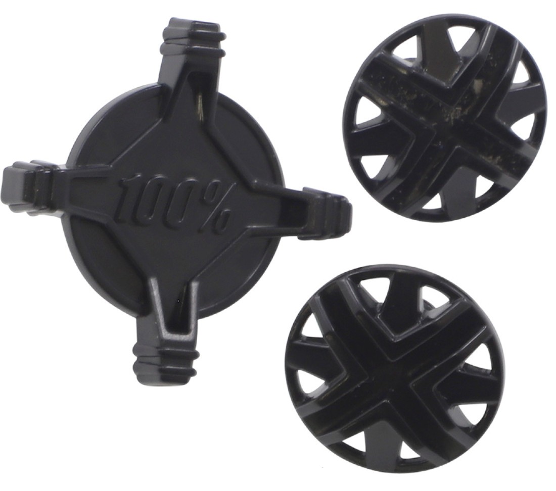 100% Status Helmet Replacement Visor Screws Black