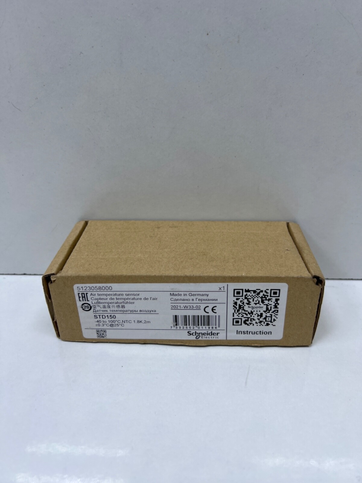 Schneider Electric STD150 Air Temperature Sensor 5123058000