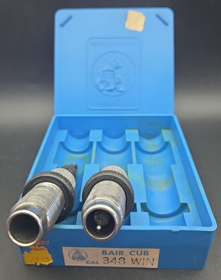 Set of 3 Bair 348 Winchester Reloading Dies -USED--- Lincoln Nebraska