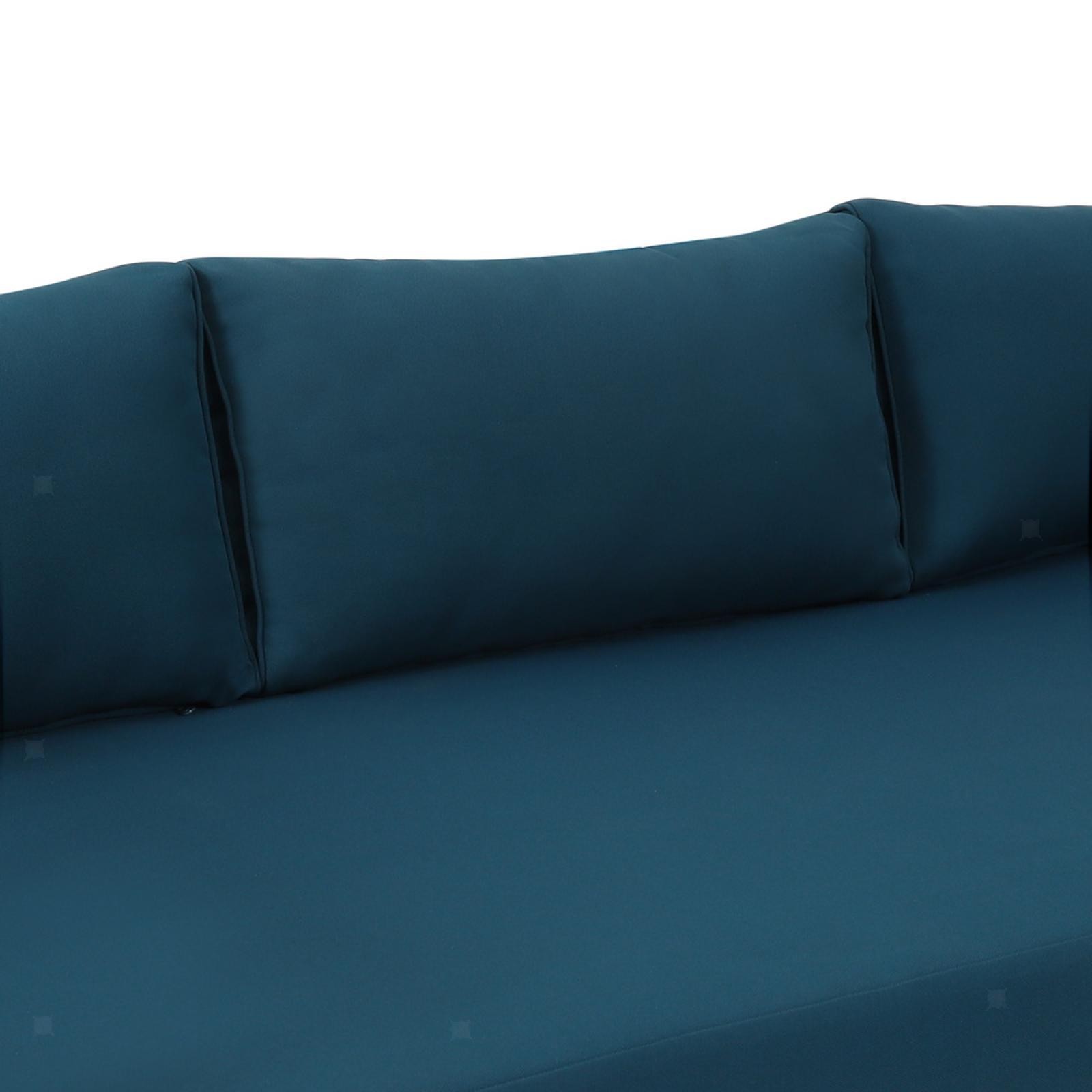 3 Seater Daybed - Premium Acacia Wood Frame with Water-Resistant Cushions,