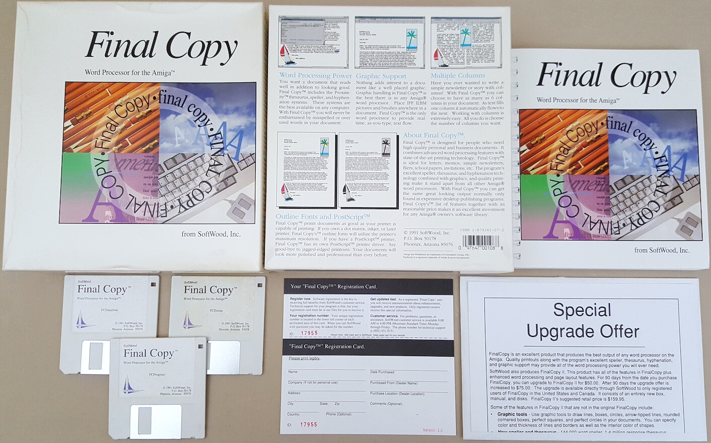 Final Copy v1.3 Revision 2 ©1992 SoftWood Word Processor for Commodore Amiga #2