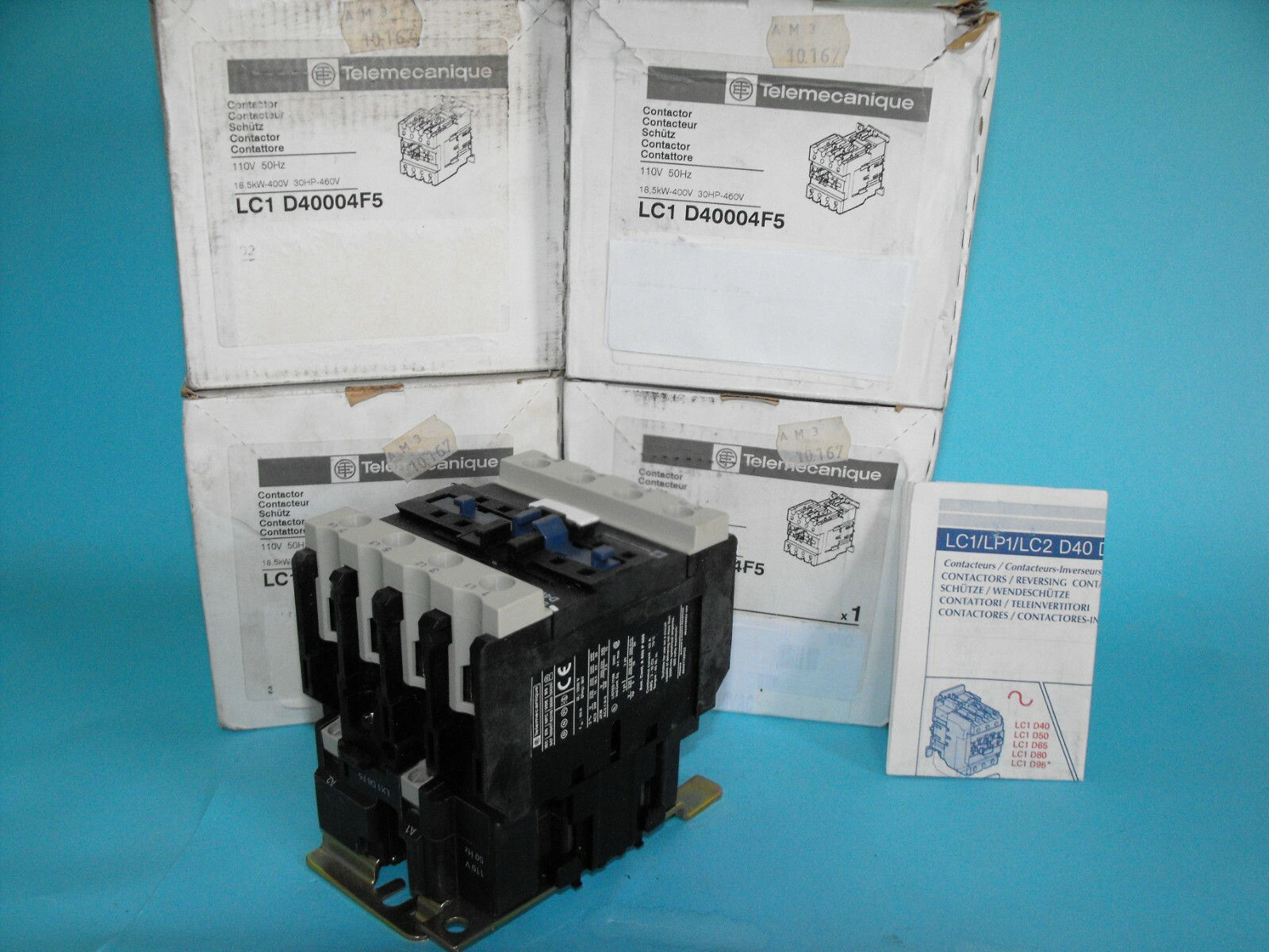 Schneider Electric.TELEMECANIQUE.LC1D40004F5,(LOT2PCS).110V,50HZ.NEW