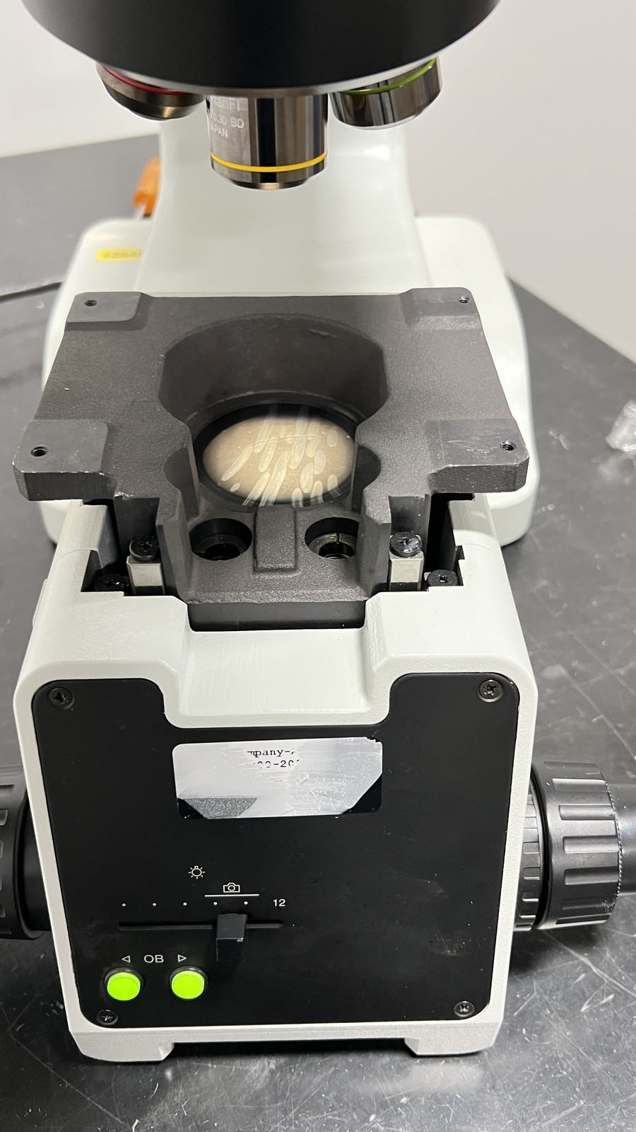 Olympus MX50A-F Reflected Light Brightfield and Darkfield Microscope