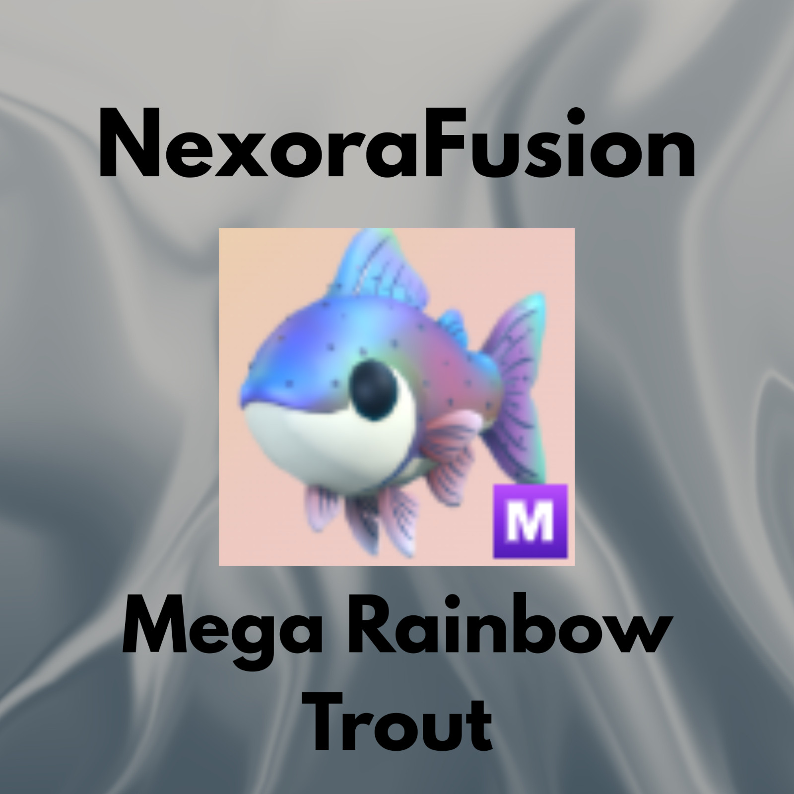 Mega No Potion Rainbow Trout | Adopt From Me | SAME DAY DELIVERY
