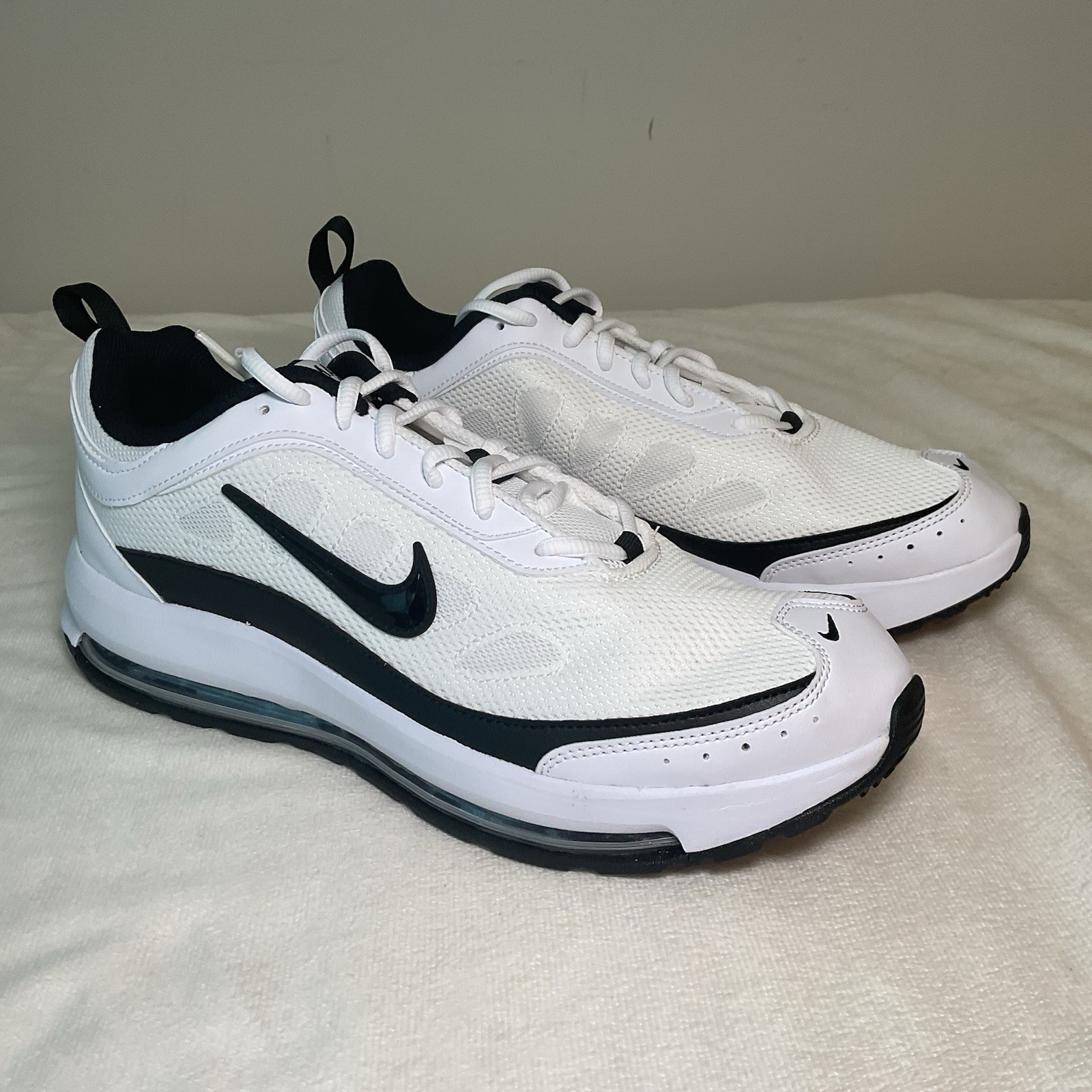 Nike Air Max AP MENS White Black Bright Crimson CU4826-100 NEW IN BOX Size 11.5
