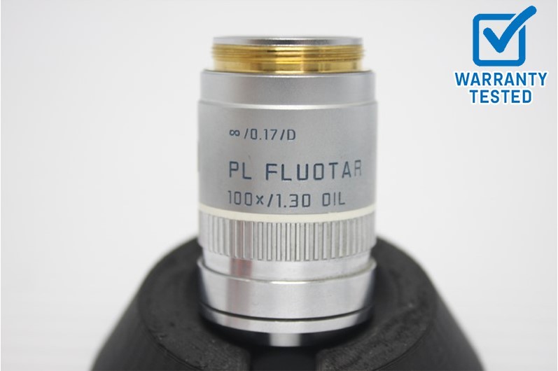 Leica PL FLUOTAR 100x/1.30 Oil Microscope Objective Unit 7 506008