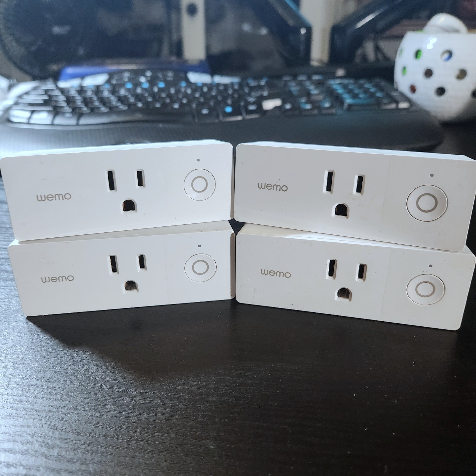 (Set of 4) Wemo Mini Smart Plugs Model# F7C063 F7C063