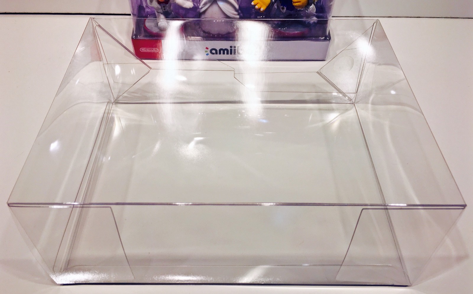 1 Box Protector For AMIIBO SUPER MARIO ODYSSEY WEDDING 3 PACK   Nintendo Case