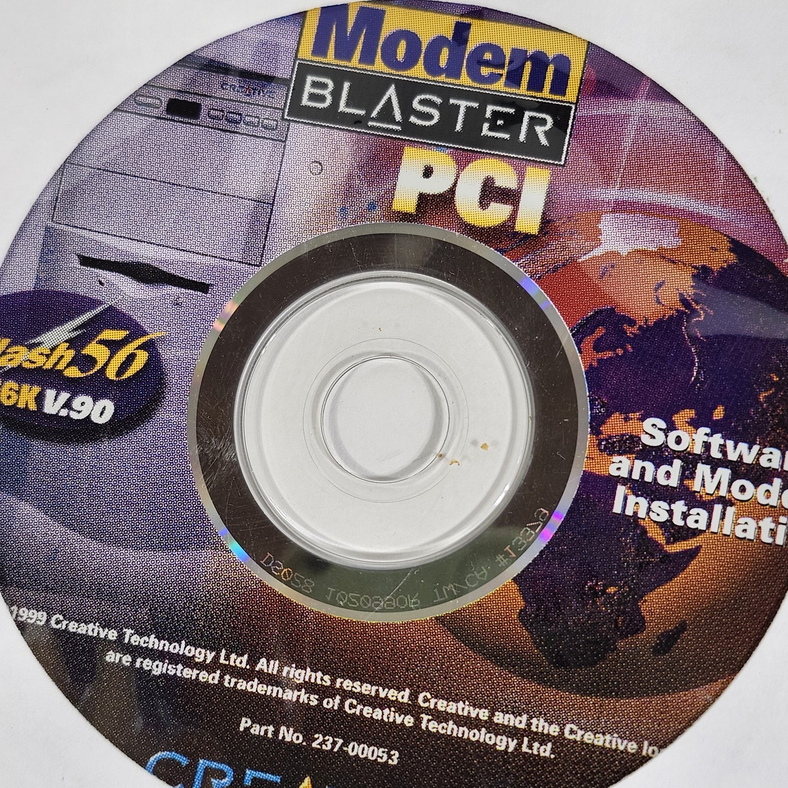 Vintage Creative Labs Modem Blaster Software Driver Disk