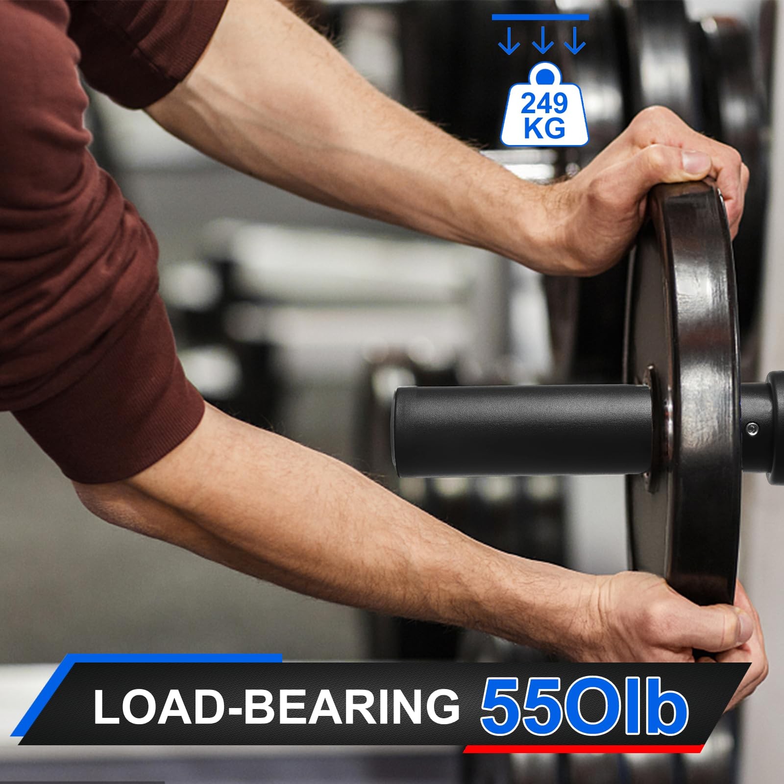 Olympic Adapter Sleeve (2 PCS), Suitable for 1" Standard Barbell Bars