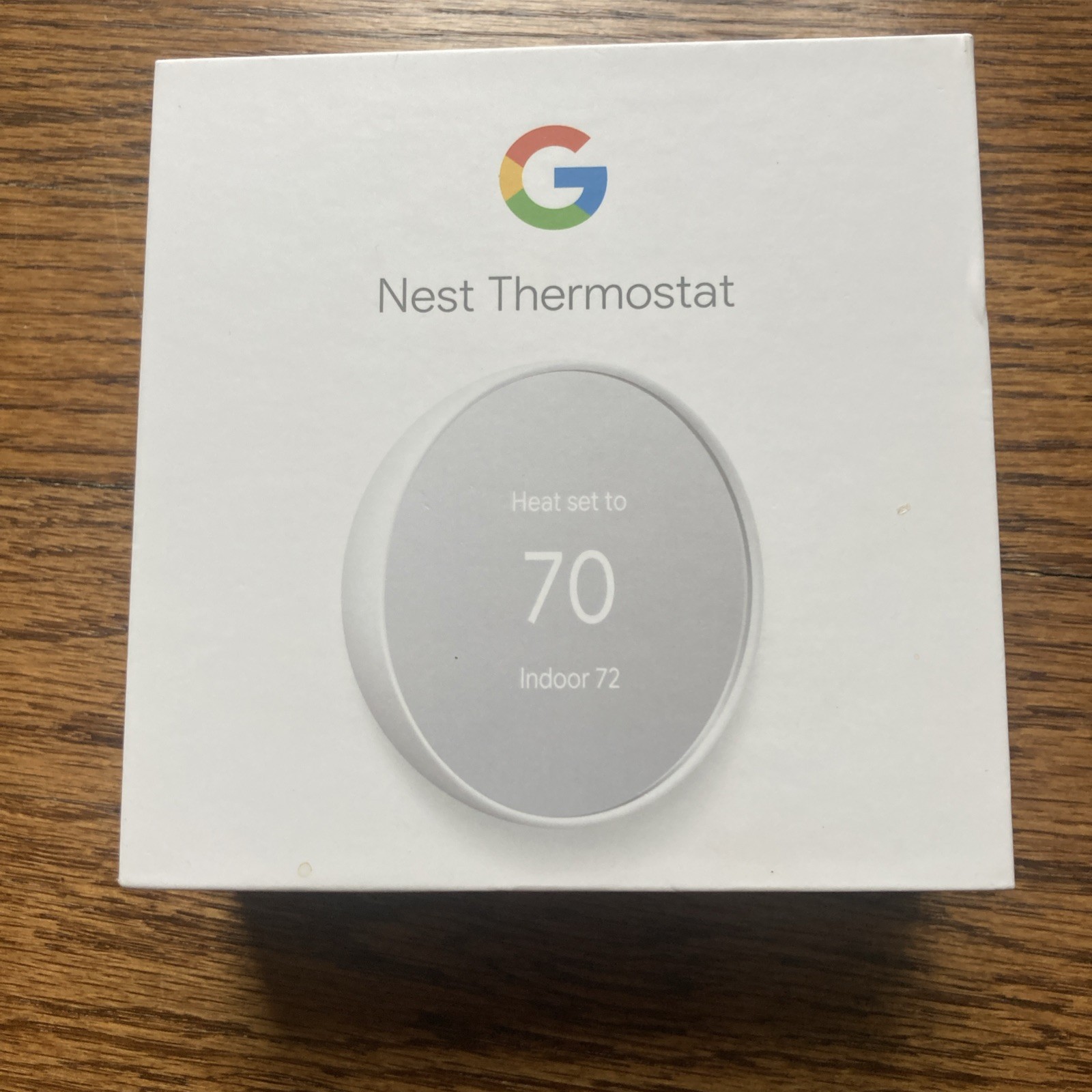 New-Google-Nest Thermostat-Snow-G4CVZ-GA01334-US * OPEN BOX
