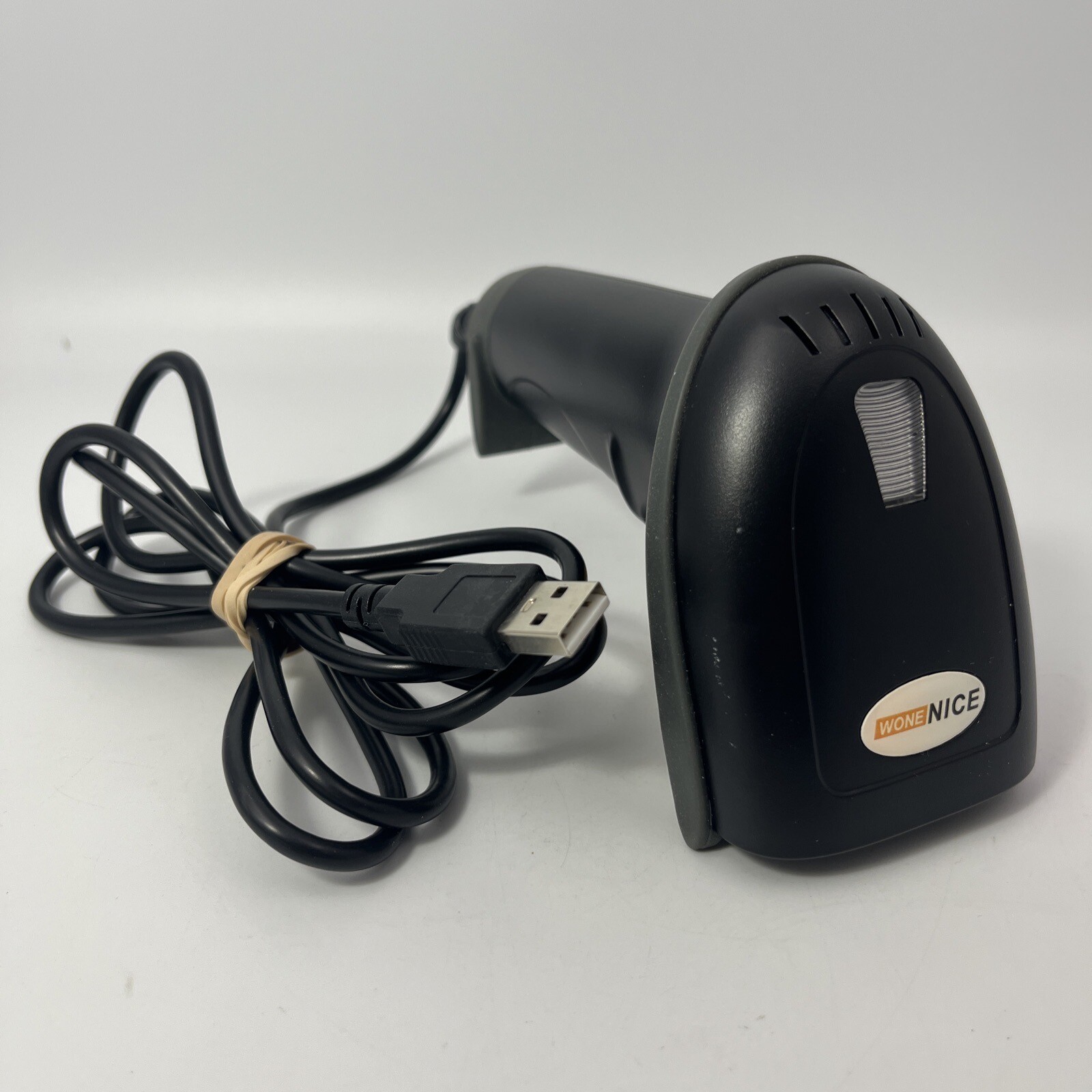 WoneNice WN3300 USB Barcode Scanner Reader w/ Cable Tested Working