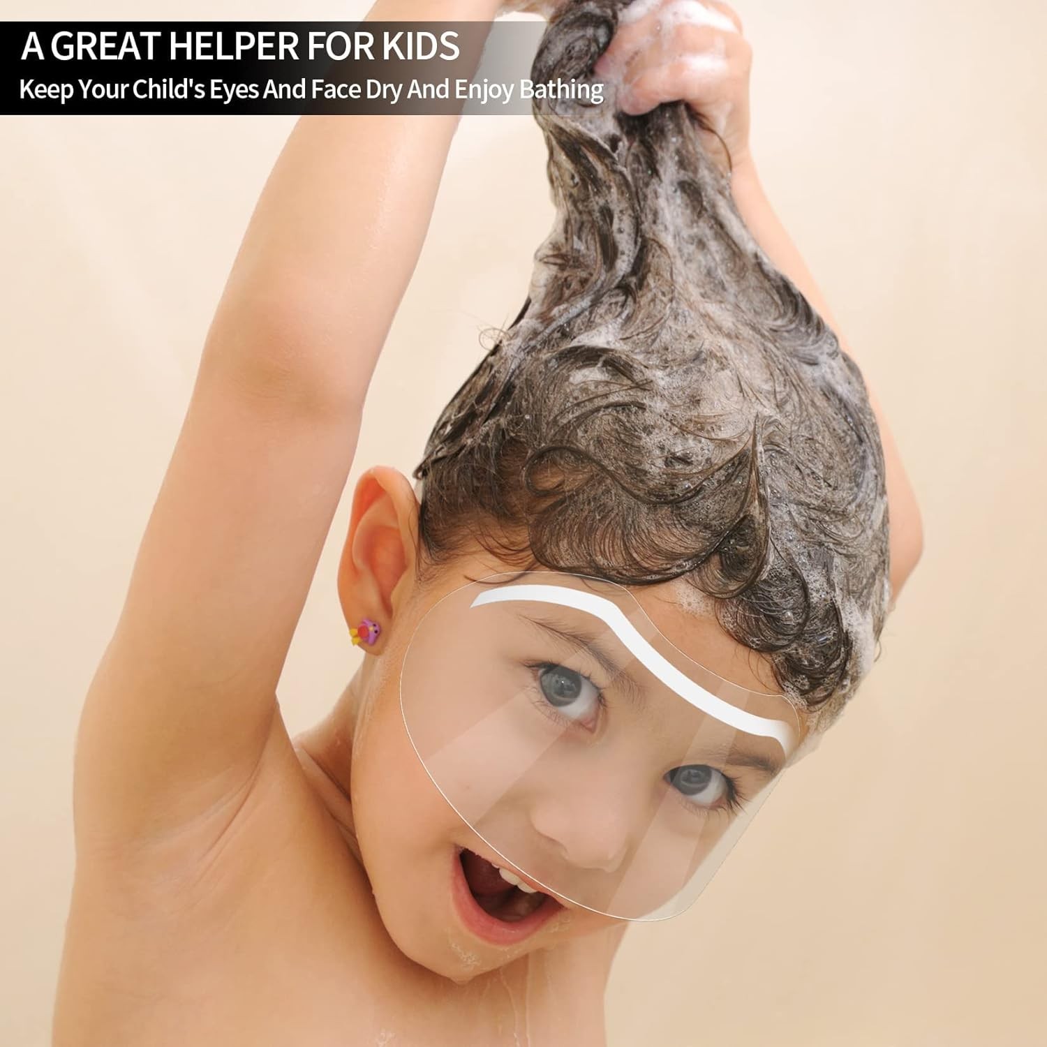 50 Pcs Shower Face Eye Shields, Eyebrow Shield Visors, Eyelash...