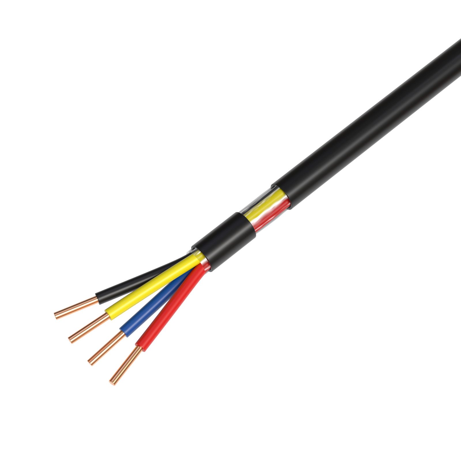 Outdoor Alarm Cable 500ft Solid CL2 Rated 18/4 AWG CCA Security