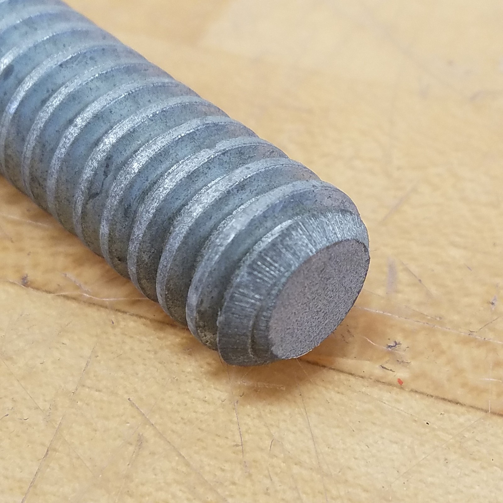 Acme 3/4"-6 x 18" Threaded Rod, Zinc Coated, Left-Hand Thread - NEW