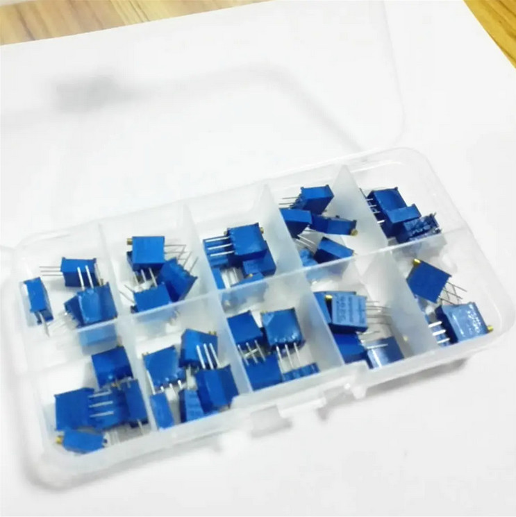 3296W Multi-turn trimmer potentiometer 3296 Variable Resistor Kits With Box