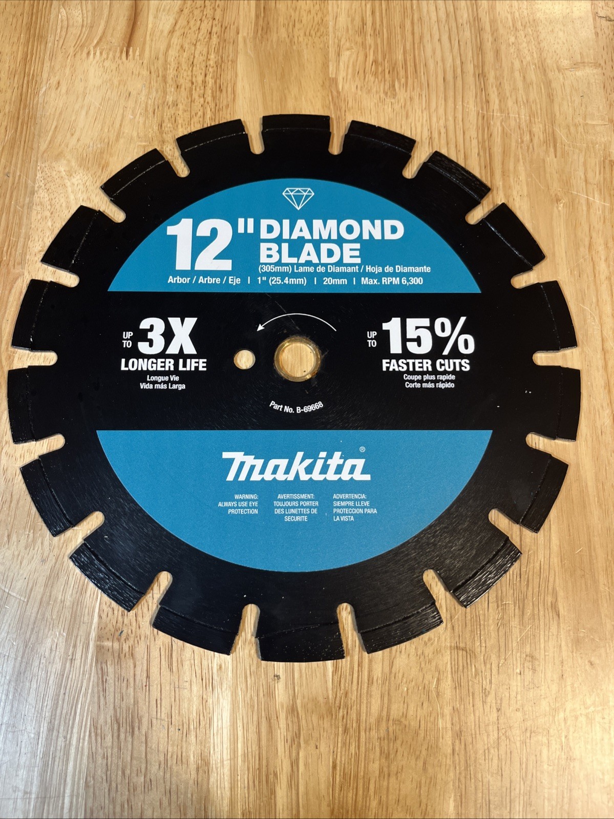 🔥🔥 Makita B-69668 12" Diamond Blade, Segmented, Dual Purpose