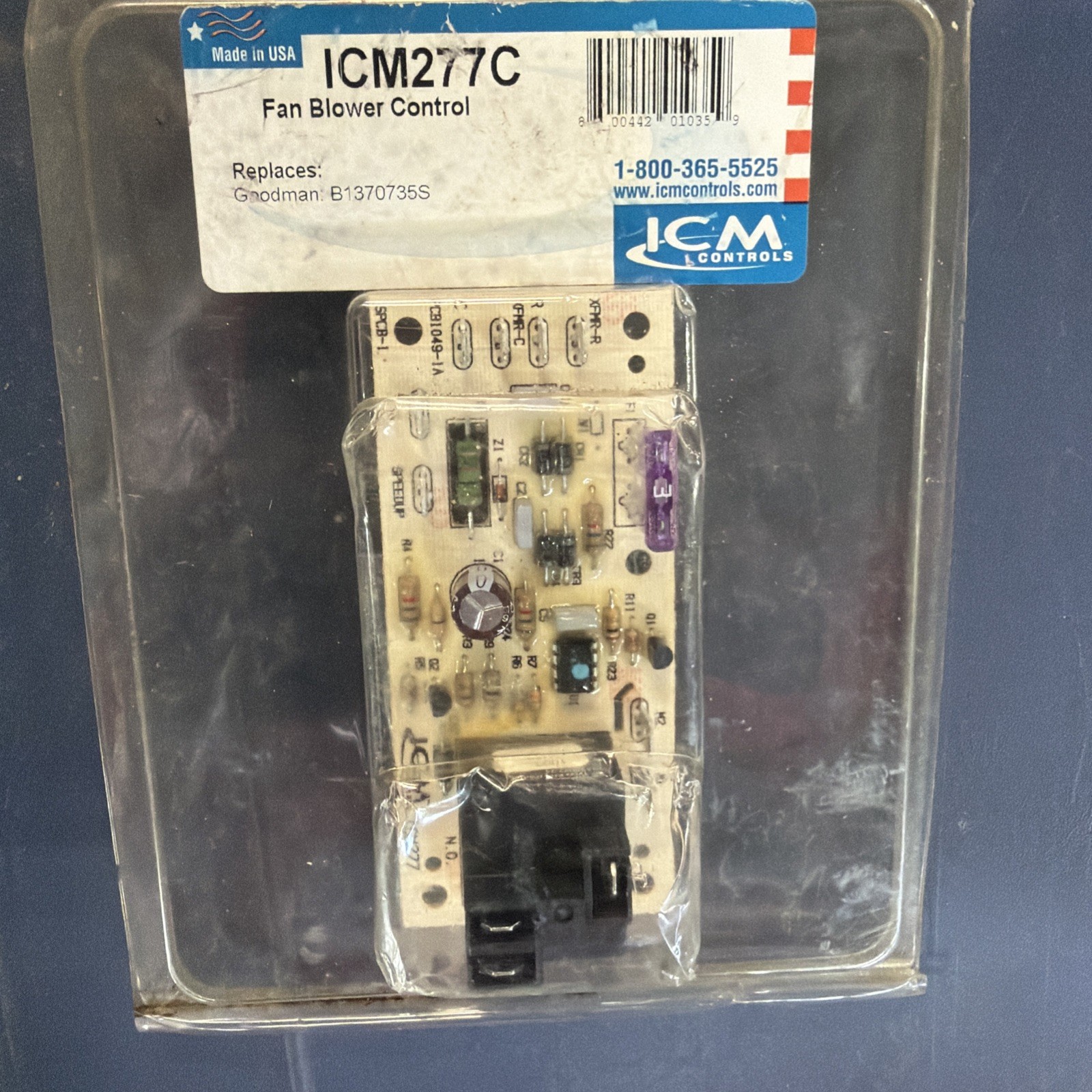 ICM ICM277 Goodman FAN BLOWER CONTROL BOARD B1370735S New Never Installed
