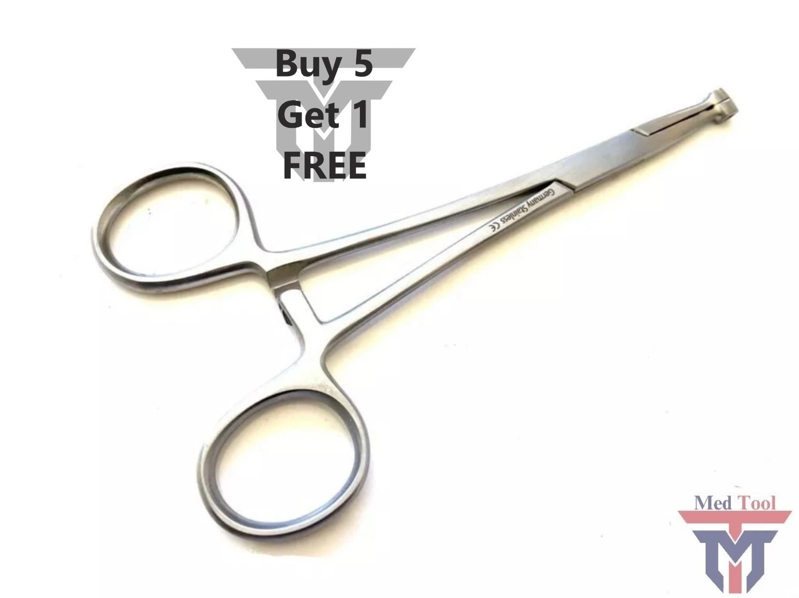 Septum CQ Clamp Forceps 6" Eyebrow Ear Nose Lip Tongue Nipple Piercing Jewelry