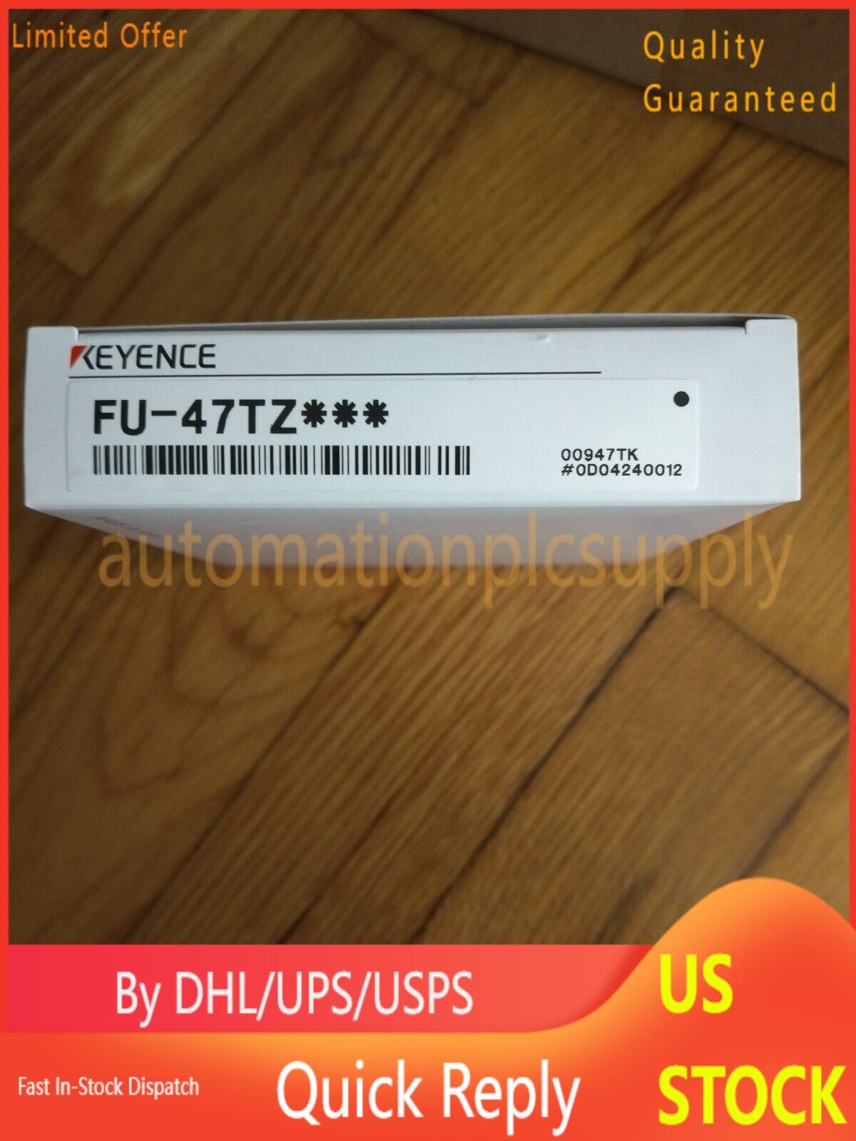 New In Box Keyence FU-47TZ Fiber Optic Sensor Switch FU47TZ Cable