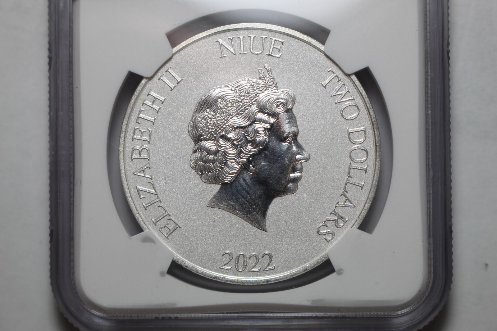 2022 Niue $2 Lady Tramp Reverse Design Backwards MINT ERROR NGC MS68 #005