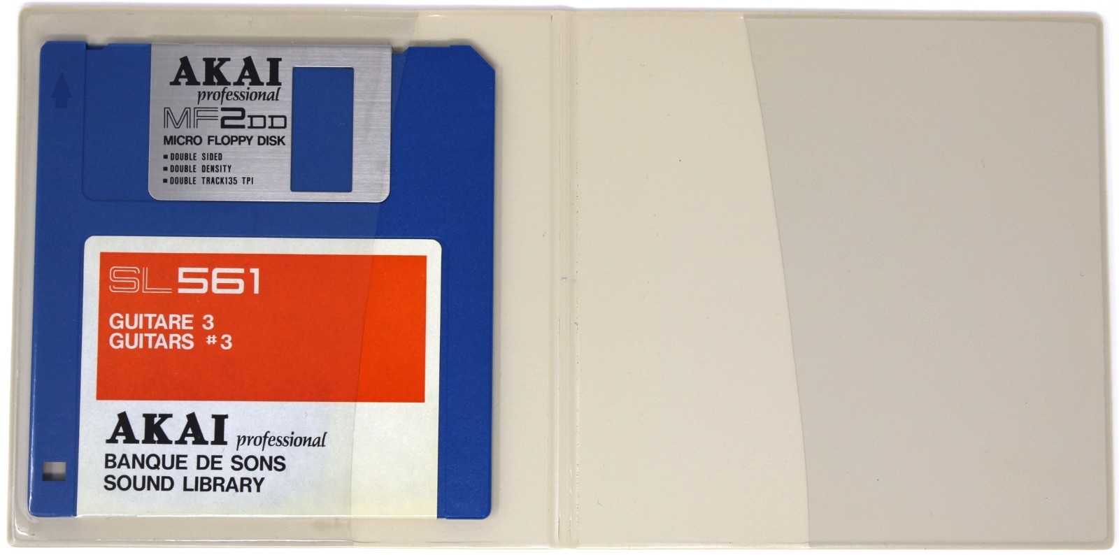 Akai SL561 Guitars #3 S900 Format Floppy Disk Banque De Sons