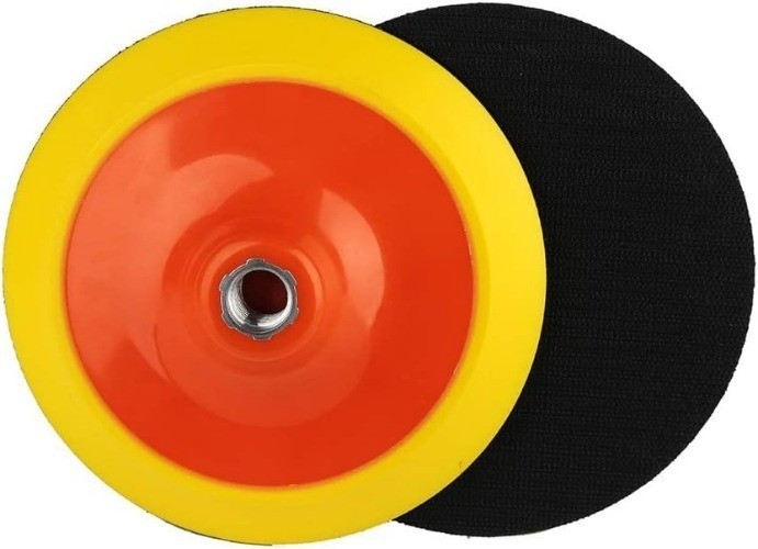 2Pcs 6 Inch Hook and Loop Backing Pad Sanding Pads, 5/8"-1 Size: 6 Inch / 2pcs
