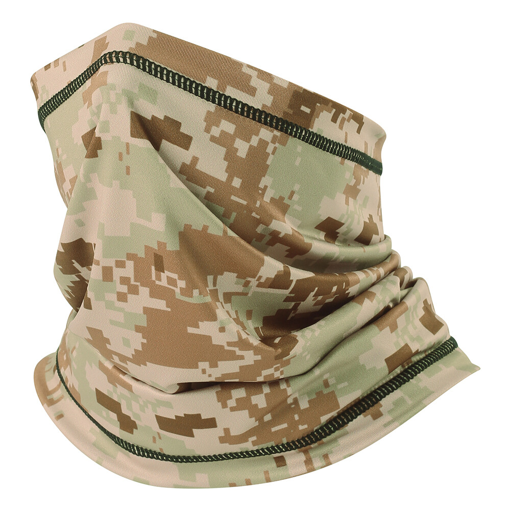 Tactical Camo Neck Gaiter Face Mask Scarf Breathable Bandana Cover Balaclava US