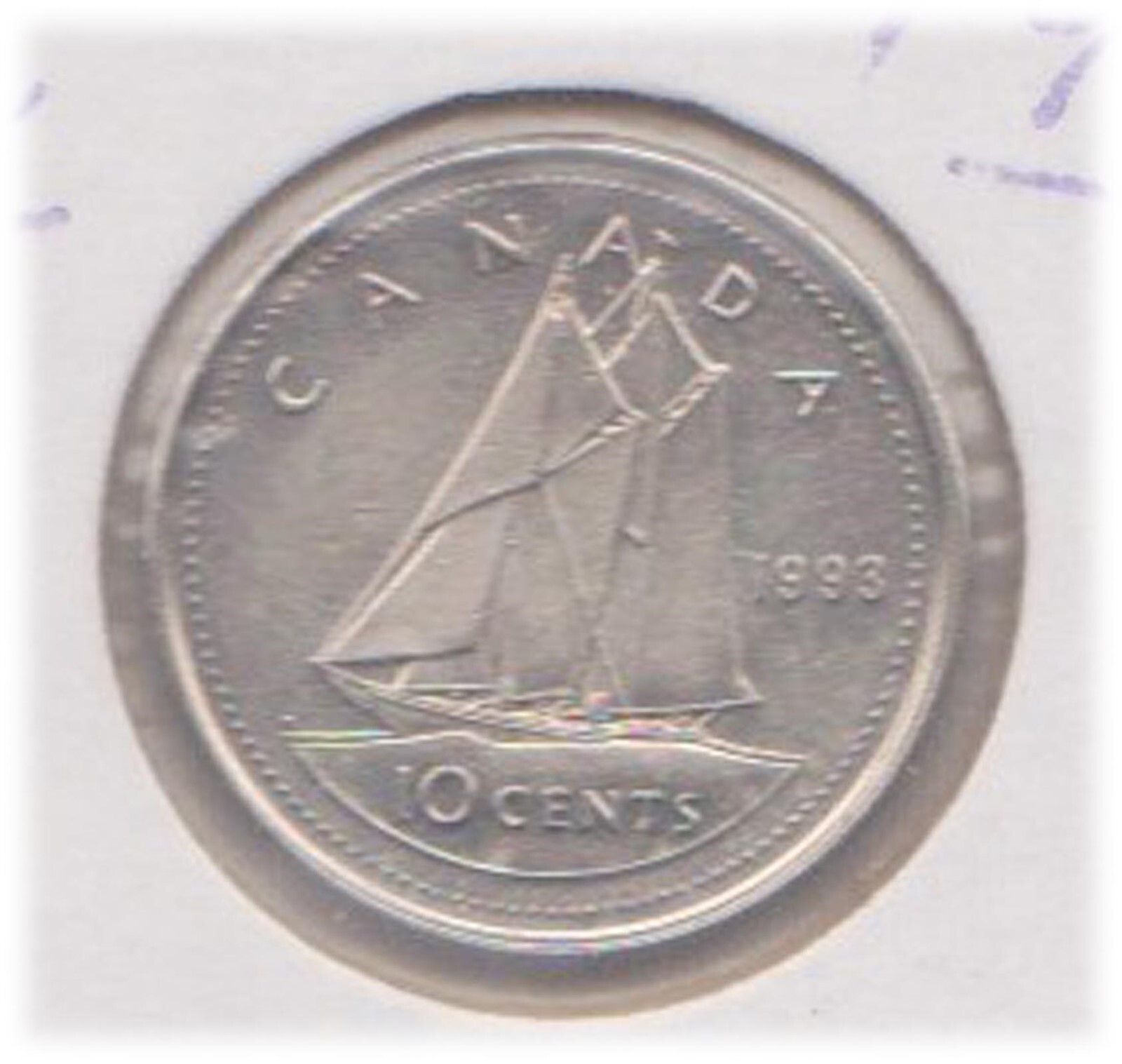 (H205-156) 1993 Canada 10c coin (FE)