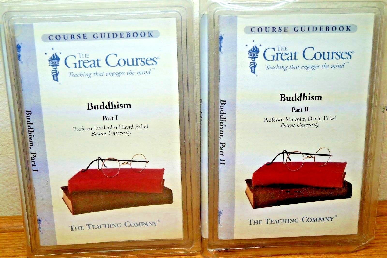 GREAT COURSES BUDDHISM PART 1 & 2 12 CD DISC SET LOT