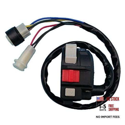 Start Light Kill Switch Left Handlebar Compatible with Yamaha Big Bear Warrior