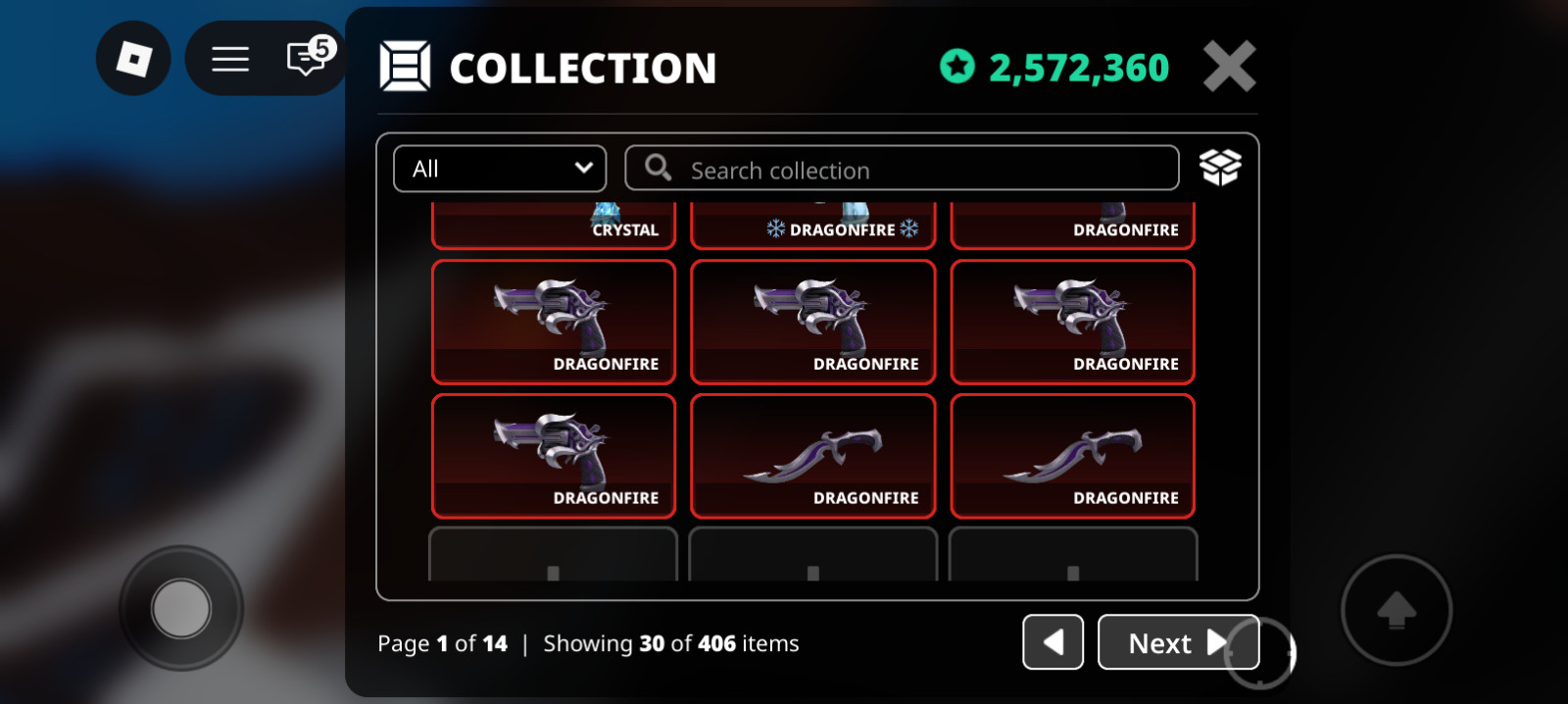 mvsd purple dragonfire gun GUN only cheap valuable item