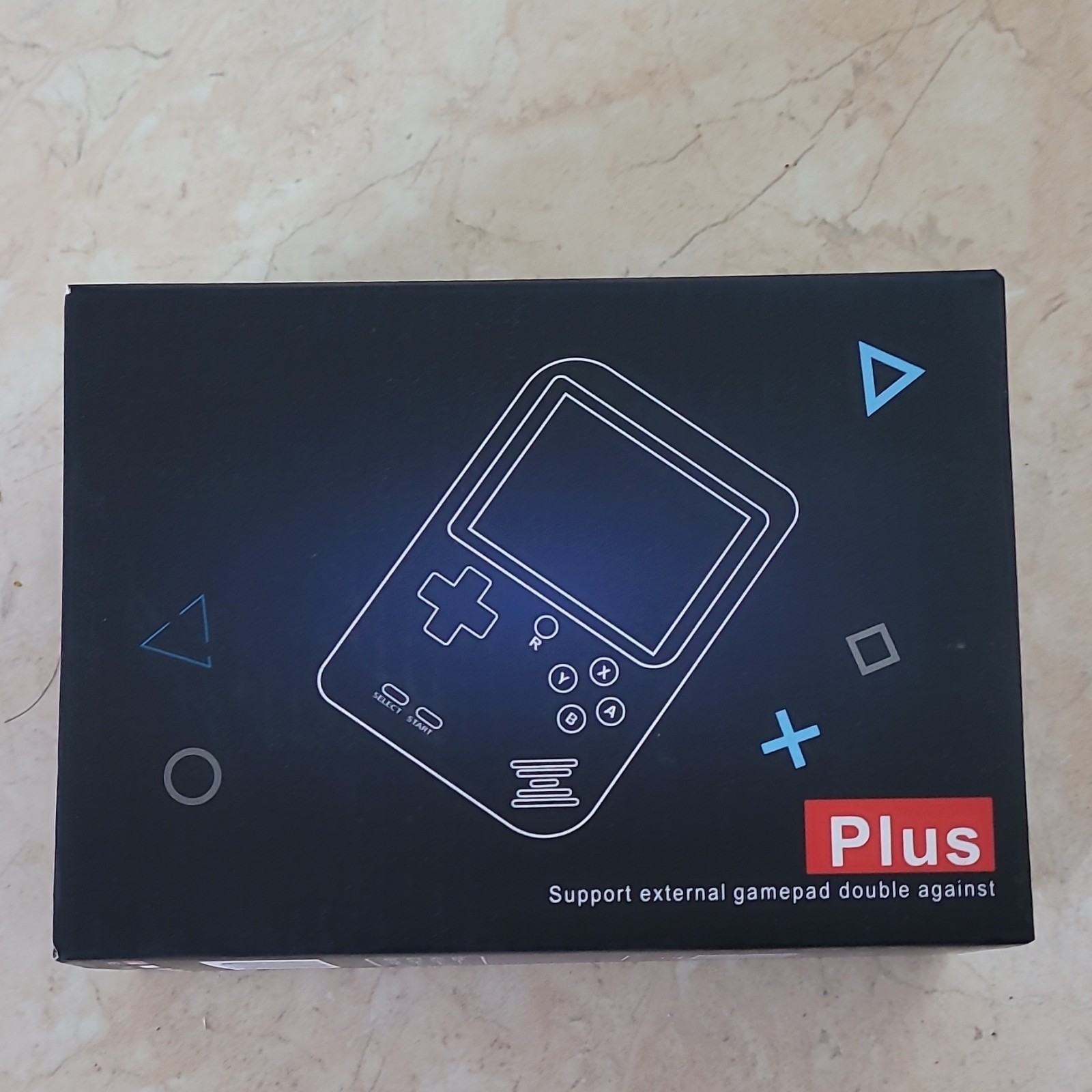 Plus Handheld Game Console Black Supports External Gamepad Multiplayer