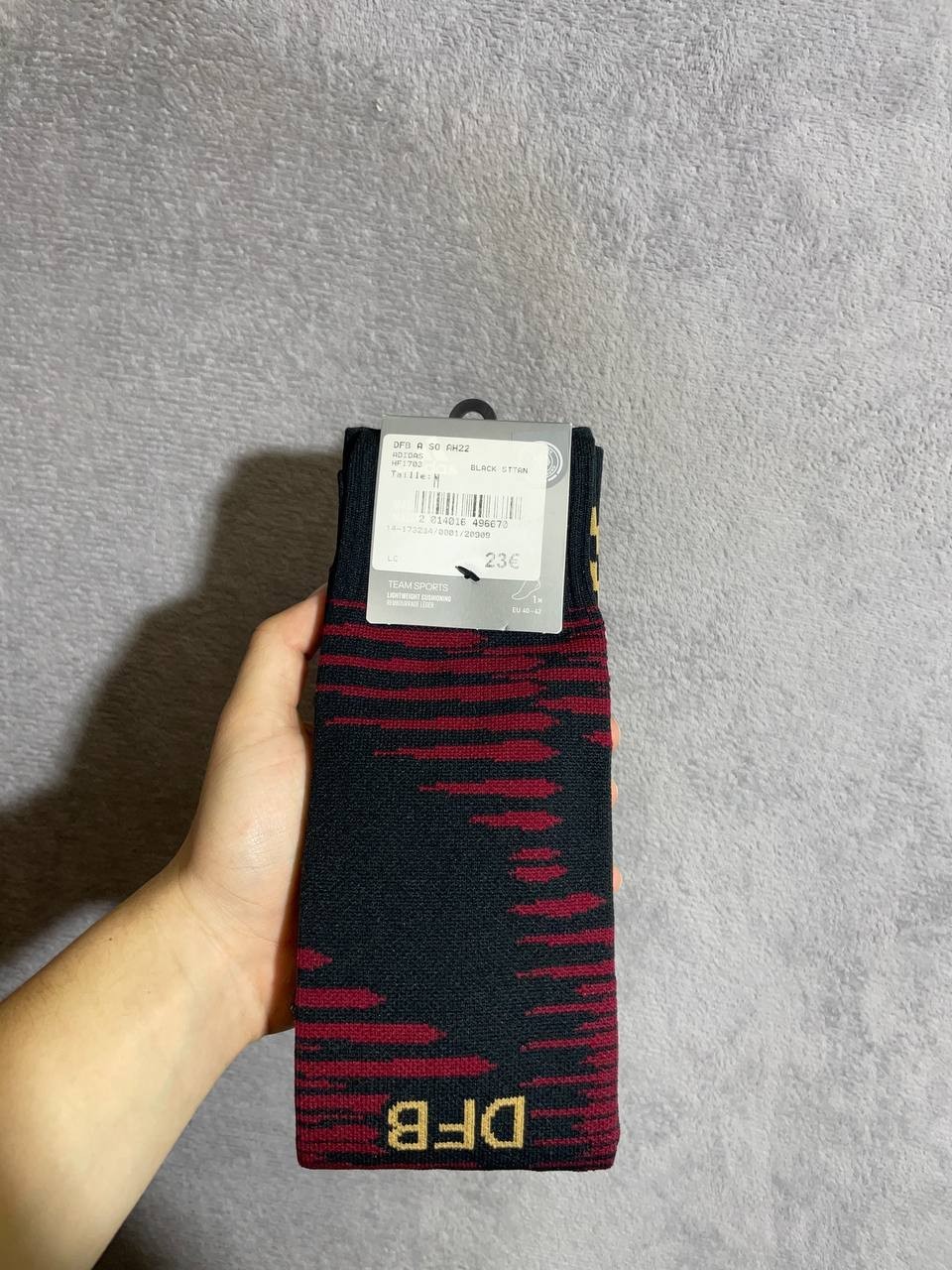 Germany Away football Soccer Socks 2022 - 2024 Adidas Men Size M  | EU 40-42