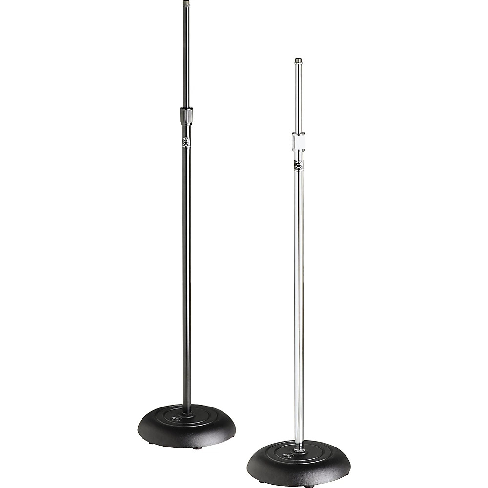 Atlas Sound MS-10C Round Base All-Purpose Mic Stand Ebony