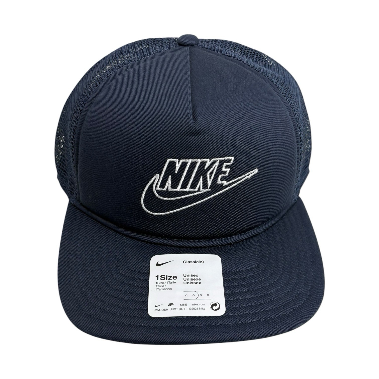 Nike Sportswear Classic99  Trucker  cap Snapback Hat Dark blue